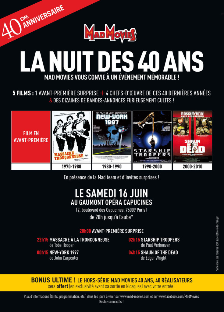 40 ans Mad Movies