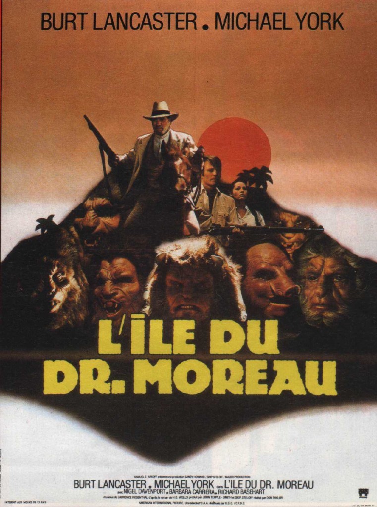 Affiche du film "L'Île du docteur Moreau"