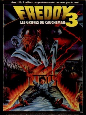Affiche du film "Freddy 3 - Les griffes du cauchemar"